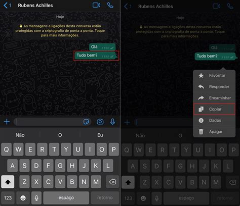 Como Copiar E Colar No Whatsapp Pelo Android E Iphone Ios