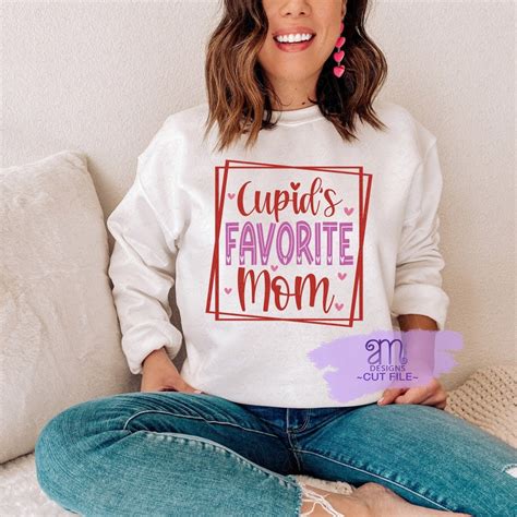 Cupid S Favorite Mom SVG Mom SVG Valentines Day Svg Etsy