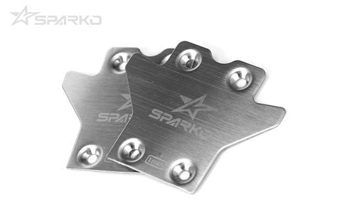 Sparko F8 Stainless Steel Rear Chassis Protector Powerhobby