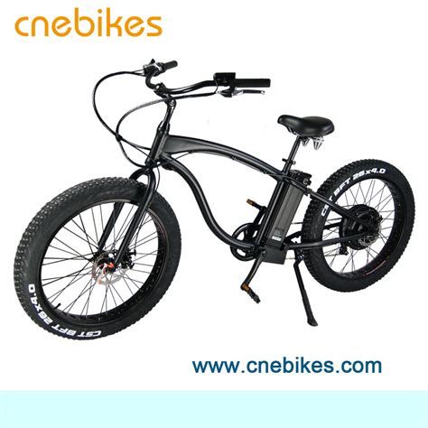 26inch Fat Tire Chopper 48V 500W 750W 1000W Electric Beach Snow Bicycle