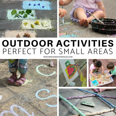 Preschool Outdoor Activities That Can Be Done Small Spaces Preschool