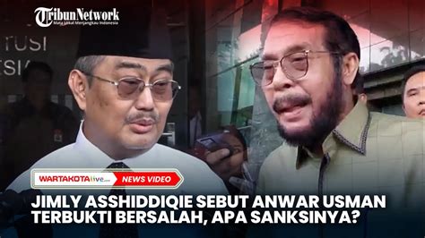 Ketua MKMK Jimly Asshiddiqie Sebut Anwar Usman Terbukti Bersalah YouTube