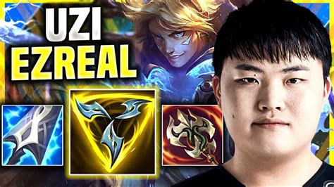 Uzi Brings Back His Iconic Ezreal Uzi Plays Ezreal Adc Vs Kai Sa