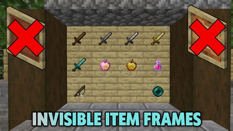 Invisible Item Frame Minecraft Texture Pack