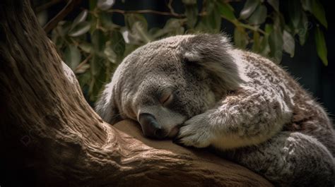 Sleeping Koala Wallpaper