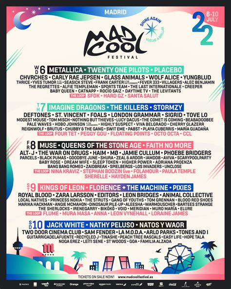 El Festival Mad Cool Cierra Su Cartel Con Nuevas