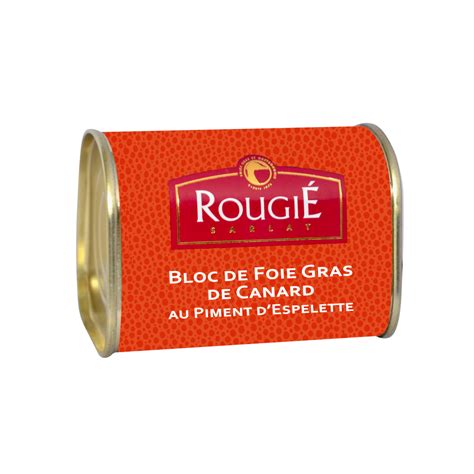 Rougie Block Of Duck Foie Gras With Espelette Pepper 145gr SPECTUS