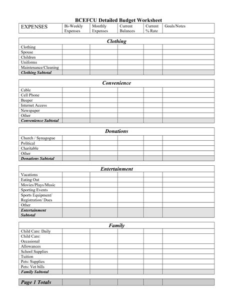 Free Printable Monthly Expense Sheet Free Printable