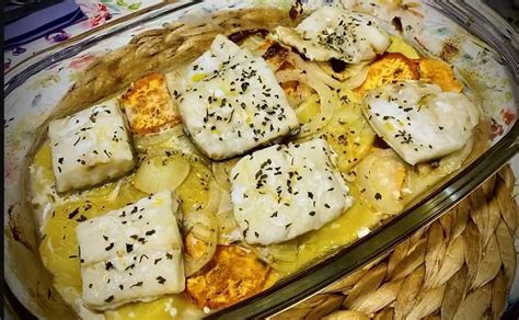 Bacalao Al Horno Con Patata Y Batata Hoy