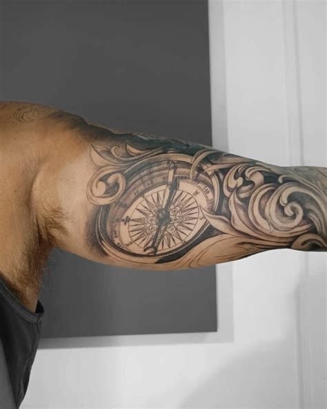 Inner Bicep Tattoo Ideas For Guys