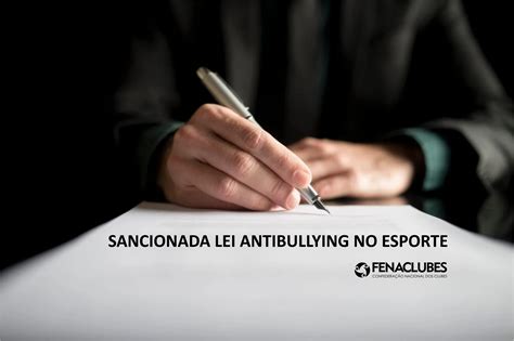 Sancionada Lei que proíbe bullying nos esportes em todo o Brasil