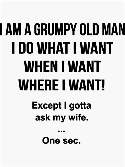 Iam Grumpy Old Man Best T Sticker For Sale By Inwebni Redbubble