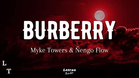 Myke Towers Ñengo Flow BURBERRY Letra Lyrics YouTube