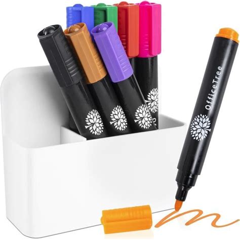 Porte Crayon Magn Tique Avec X Feutres Tableau Blanc Porte Crayons