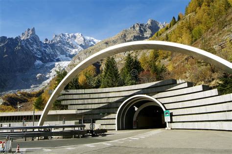 Mont Blanc Tunnel stock photo. Image of traffic, autumn - 2128022