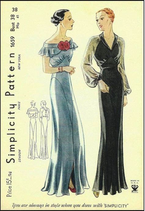 Vintage Sewing Pattern B Evening Dress R Ebay S