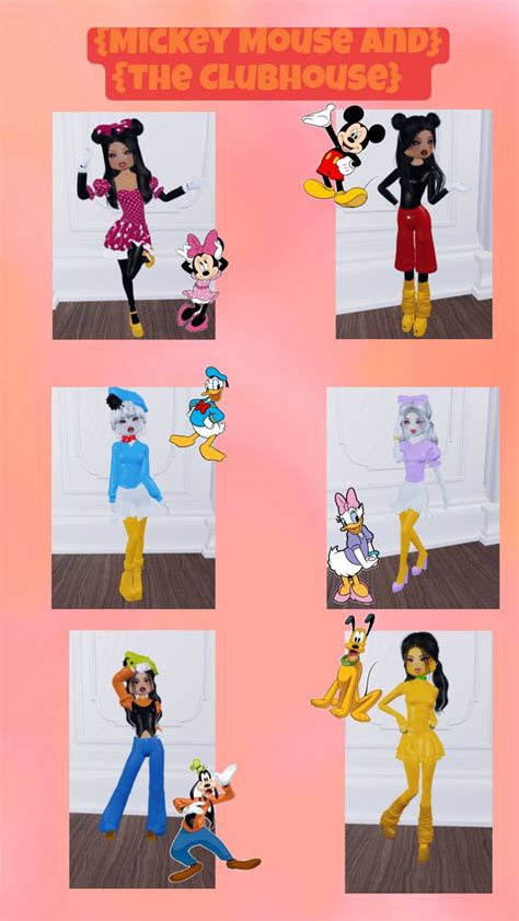 Dressed To Impress Mickey Mouse And The Clubhouse Outfit Ideas