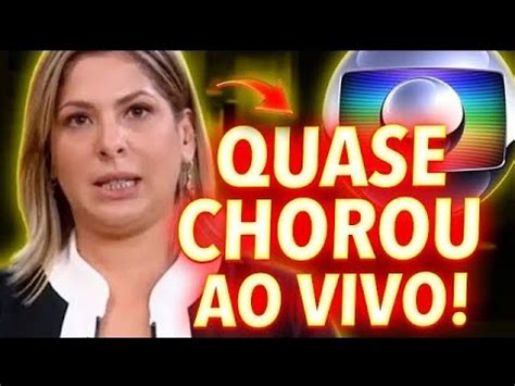 Daniela Lima Quase Chorou Ao Vivo Na Globo News Por Causa De Cr Ticas