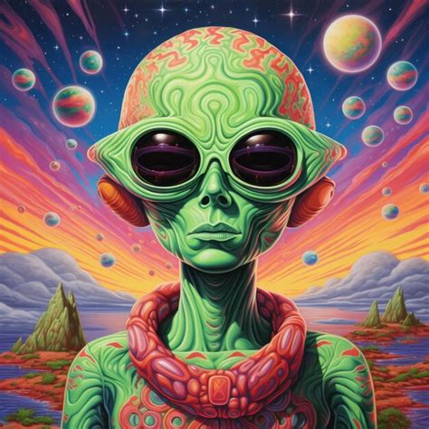 83000 Psychedelic Alien Pictures