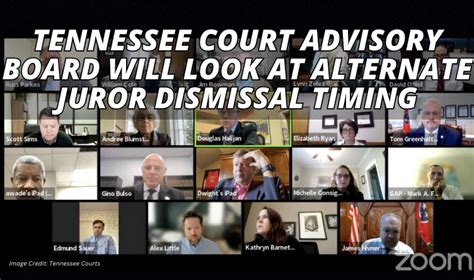 Tennessee Court Advisory Board Will Look At Alternate Juror Dismissal
