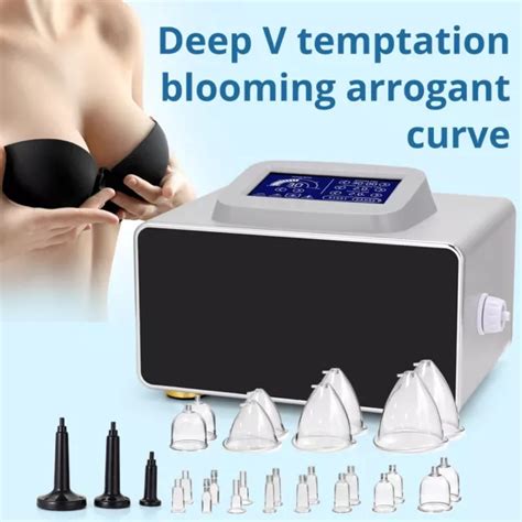 BREAST ENLARGEMENT VACUUM Therapy Cups Detox Butt Breast Lifting