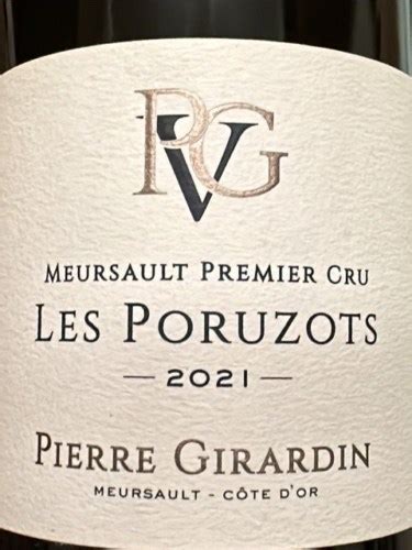 Pierre Girardin Meursault Premier Cru Les Poruzots Vivino Us