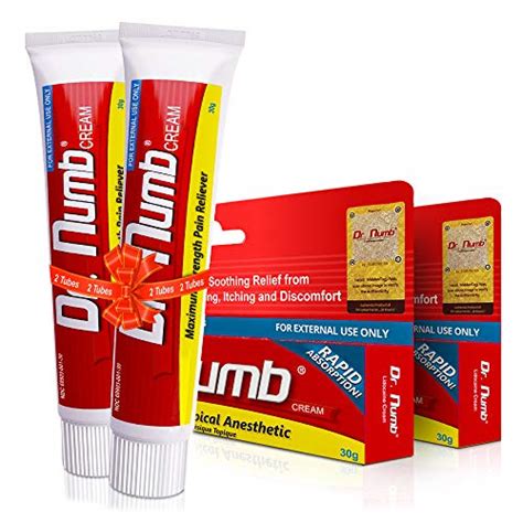 Dr Numb Tattoo Numbing Cream Lidocaine Topical Anesthetic