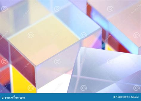 Abstract Colored Glass Cubes Close Up Stock Image Image Of Background Glass 149421059