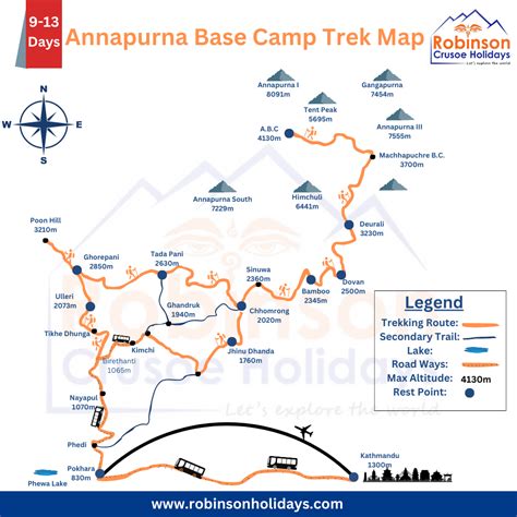 Annapurna Base Camp Trek Map is a top tourism destination.