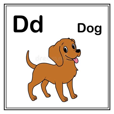 Flashcard Letter D Dog Stock Illustrations – 42 Flashcard Letter D Dog Stock Illustrations ...