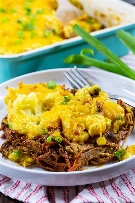 Pulled Pork Shepherd S Pie Spicy Southern Kitchen