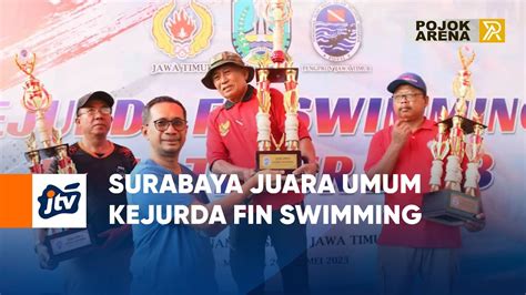 Surabaya Juara Umum Kejurda Fin Swimming Youtube