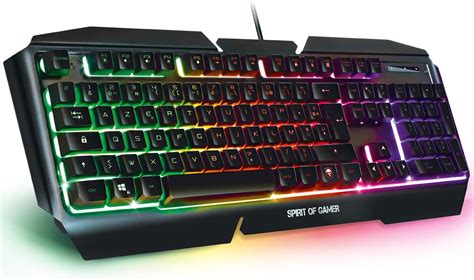 Clavier Gamer Spirit Of Gamer Pro K Rgb Noir Buy Online At Best