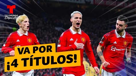 El Manchester United tiene la posibilidad de ganar 4 títulos