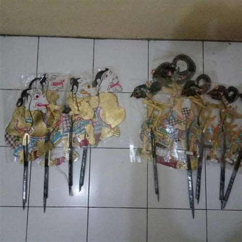 Jual Satu Set Wayang Kulit Pandawa Lima Dan Punakawan Di Seller