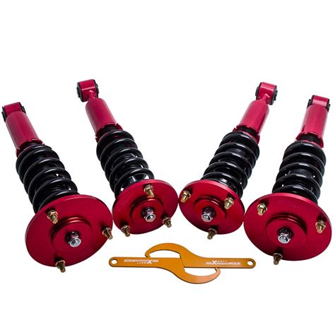 Red Complete Coilover Suspensioon Air To Coil Conversion Kit For 2003