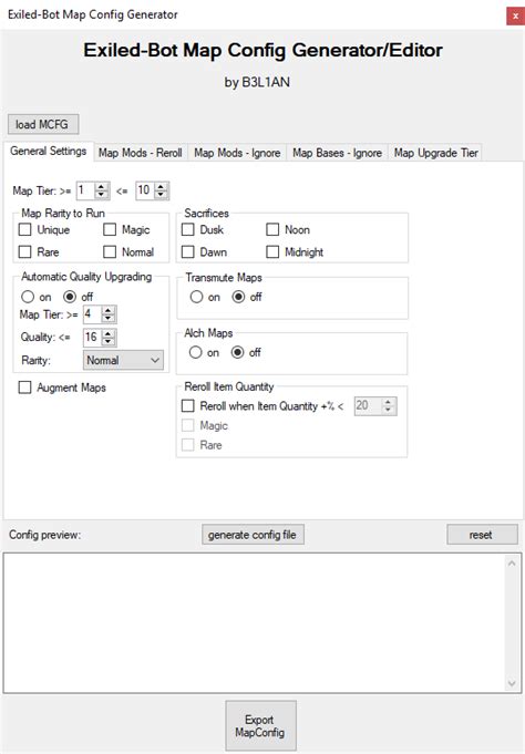 [RELEASE] EB Map Config Generator/Editor - General - Exiled bot : The ...