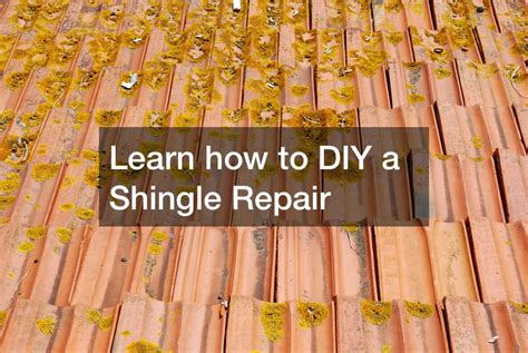 Learn How To DIY A Shingle Repair House Killer