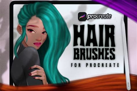 Best Hair Brushes For Photoshop Procreate Design Shack