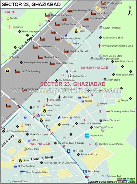 Ghaziabad Map and Ghaziabad Satellite Images