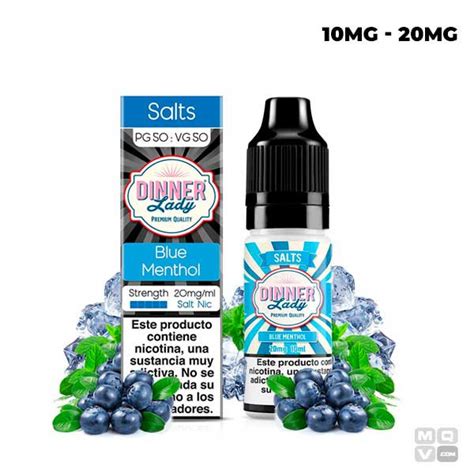 BLUE MENTHOL NIC SALT DINNER LADY 10ML MASQUEVAPOR