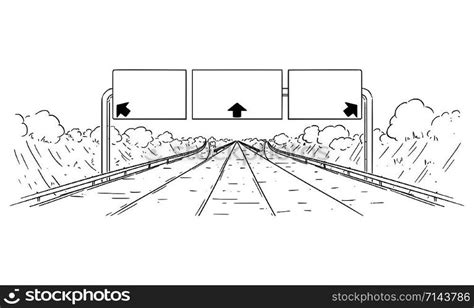 Vector Cartoon Black And White Drawing Illustration Of Forward Going