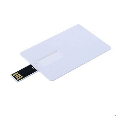 Memoria Usb En Forma De Tarjeta Pvc Para Sublimación De 8gb Usb 2 0 Kemik Guatemala