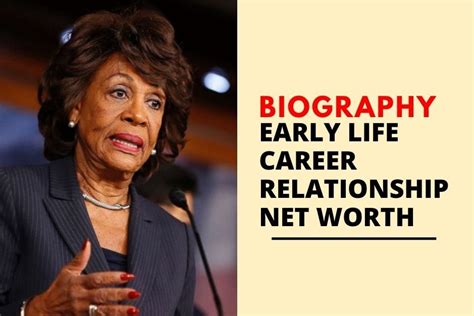 Who Is Maxine Waters Husband Wiki Age Career Biography Education