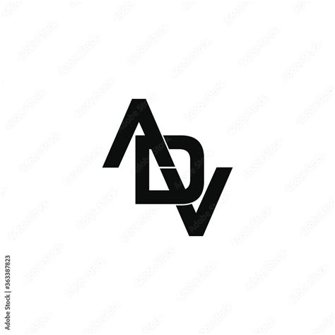 adv letter original monogram logo design Stock Vector | Adobe Stock