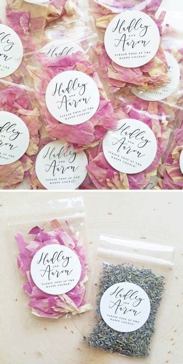 Wedding Petal Toss Packets Biodegradable Flower Confetti Bags