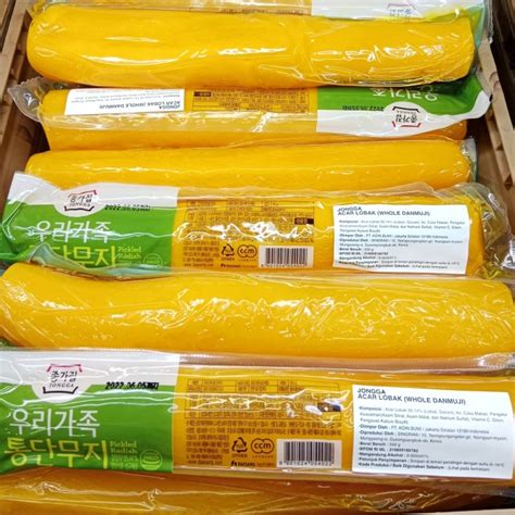 Jual Wang Danmuji Acar Lobak Kuning 500g6ram Shopee Indonesia