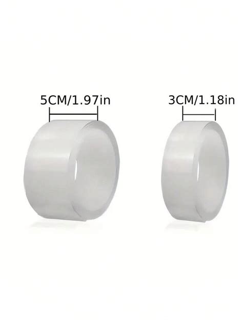 1 Roll 118 Inches Clear Caulking Strip Self Adhesive Caulking Tape