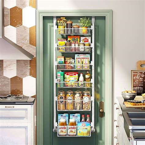 U Hoome Over The Door Pantry Organizer Rack Tier Pantry Door