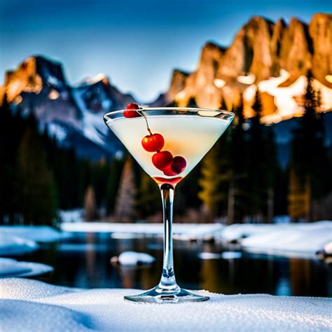 Winter Whisper Martini Briny Dirty Martini With Rosemary And Orange